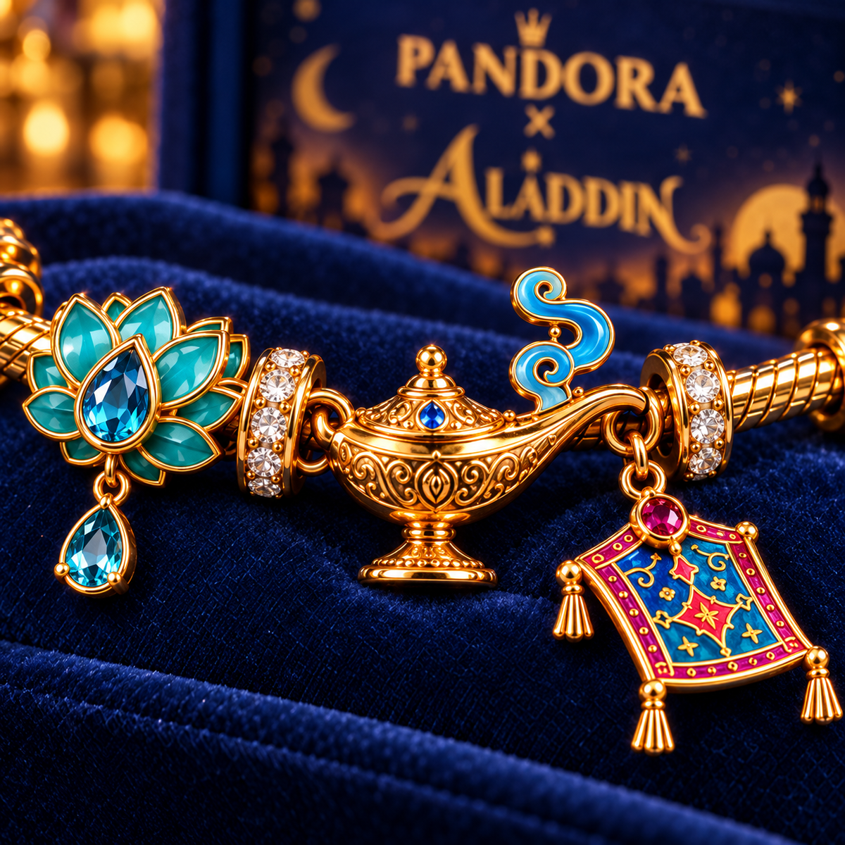 Premium Gold Charm Bracelet Set PDR2491